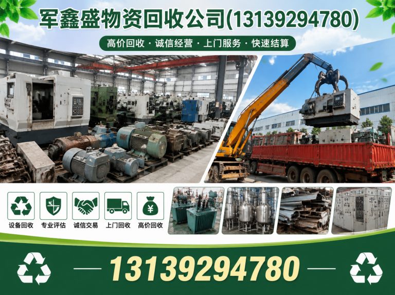 七里河区工厂设备回收展示图